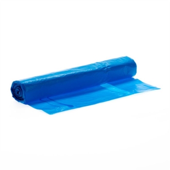 Afbeeldingen van Blauwe LDPE vuilniszak T60 – 80 x 100 cm