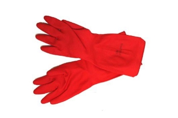 Afbeeldingen van Huishoudhandschoenen Rood S