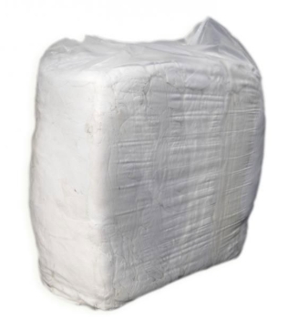 Afbeeldingen van Poetslappen wit gesorteerd 25kg