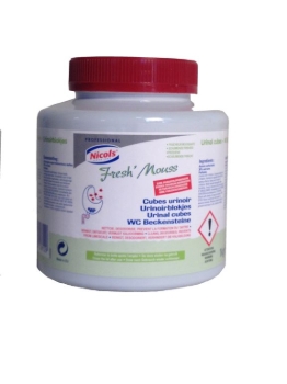 Image de Urinoirsteentjes Fresh Mousse 1kg (40st)
