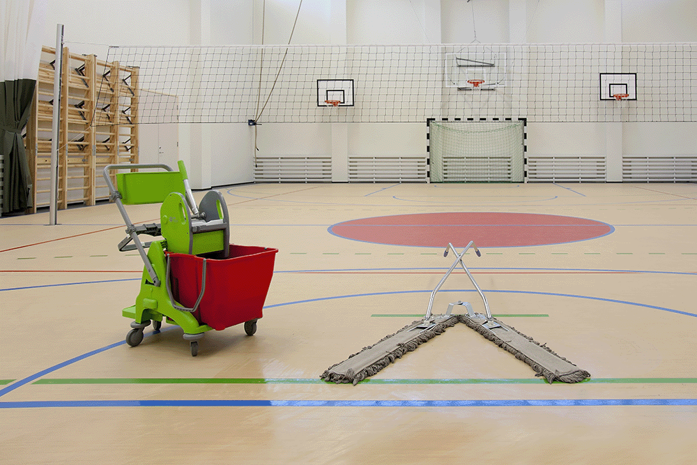 Professionele schoonmaak voor sport en recreatie