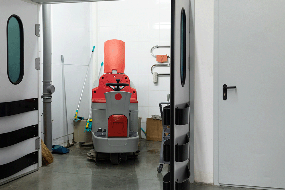 Onderhoud en technische ondersteuning van professionele schoonmaakmachines bij EVLO